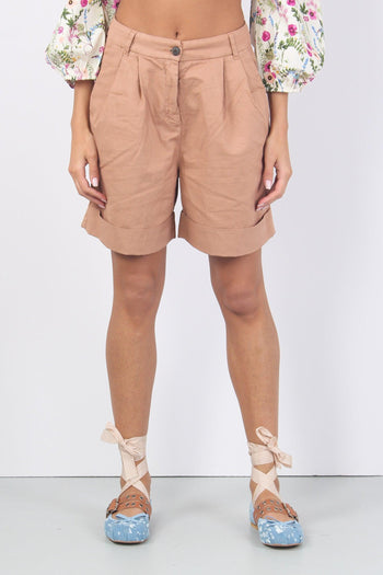 Short Misto Lino Pences Nude - 2