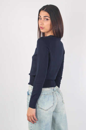 Girocollo Viscosa Ml Blue - 7