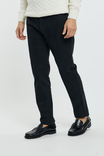 Pantalone Chino Mike in Cotone/Modal/Elastan Nero - 3