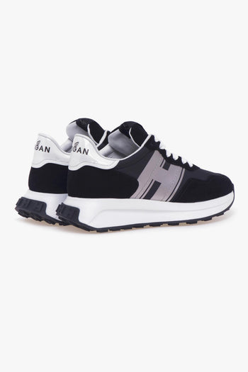 Sneaker H641 in camoscio e tessuto tecnico - 3