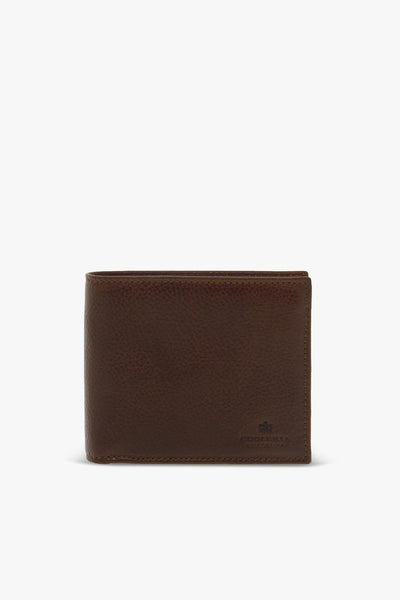 Portafoglio COMPLETO RIDOTTO in pelle cuoio Uomo Portafoglio