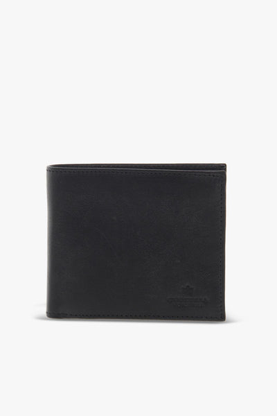 Portafoglio COMPLETO RIDOTTO in pelle nero Uomo Portafoglio