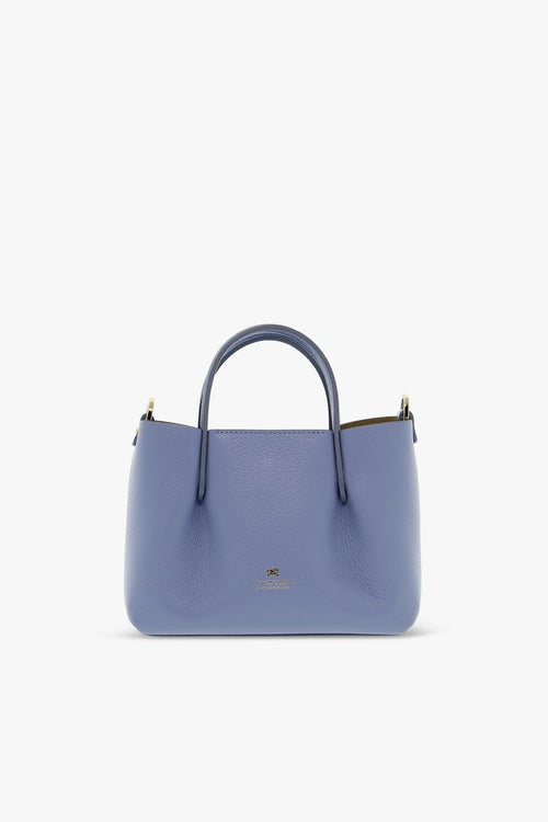 Borsa a mano CANDY MINI TOTE BAG in pelle azzurro Donna Borsa a mano