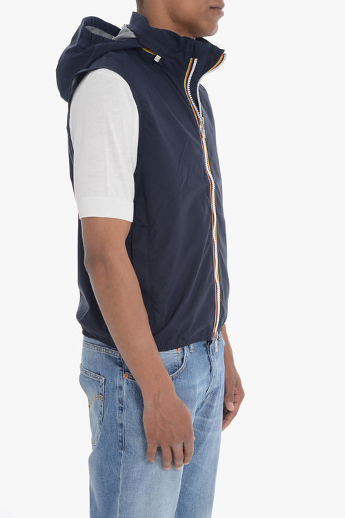 Gilet Blu Uomo Valen Stretch Dot - 2