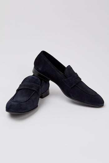 Mocassino Blu Uomo - 5