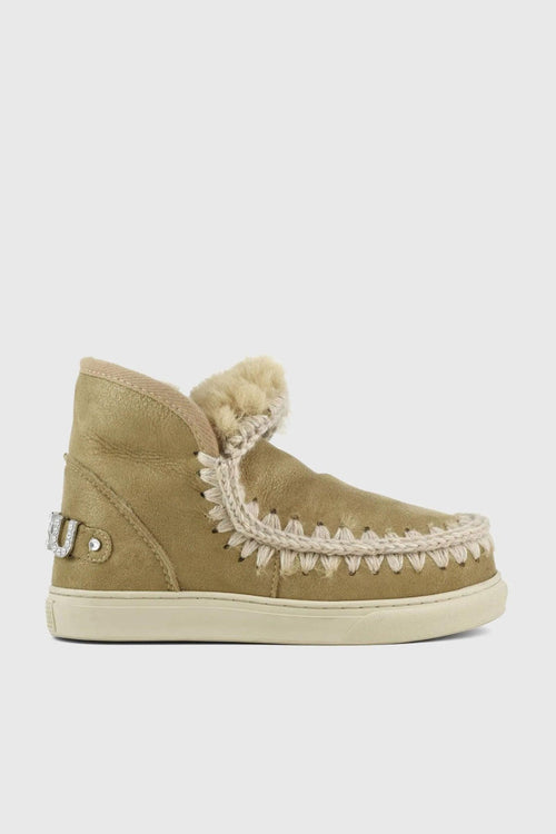 Eskimo Sneaker Rhinestones Logo Tabacco Donna