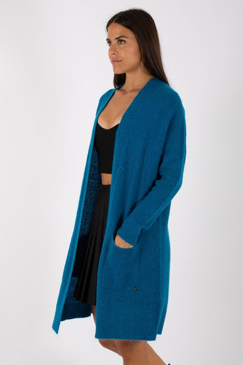 Maxi Cardigan Soft Stretch Donna - 3