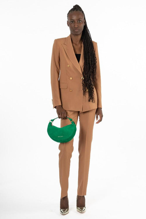 Tailleur Parigi Doppiop Marrone Donna