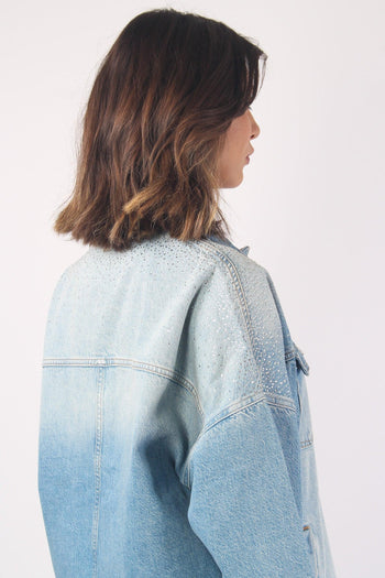 Giacca Denim Strass Denim Blue - 10