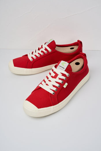 Oca Low Canvas Red - 7