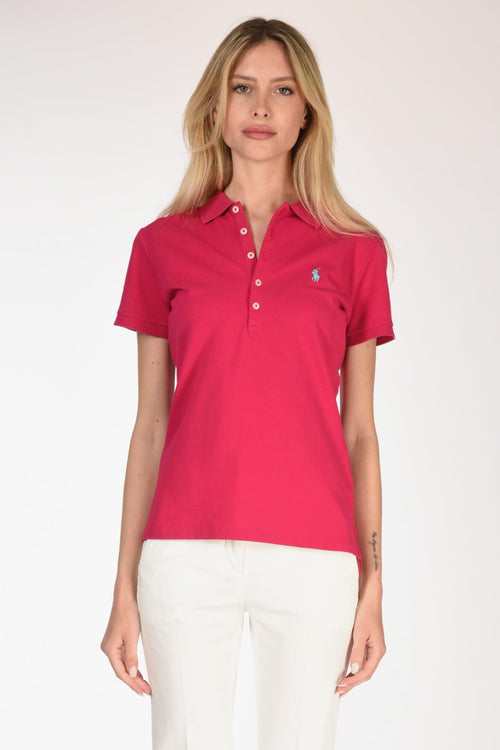 Polo Colletto Fucsia Donna - 2