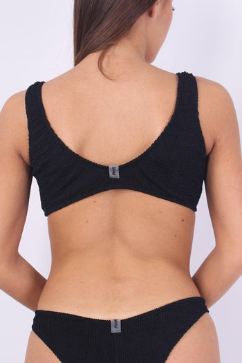 Slip Americano Costine Fisso Nero - 8
