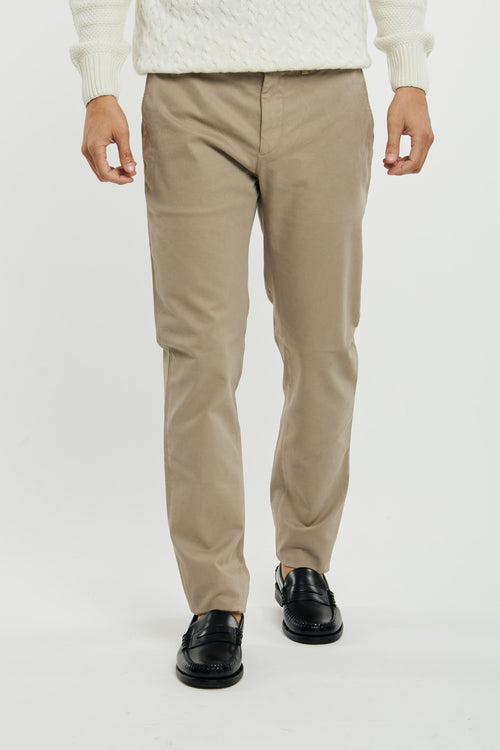 Pantalone Chino Mike Cotone/Modal/Elastan Colore Sand - 1