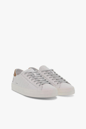 Sneakers HILL LOW VINTAGE CALF in pelle bianco e cuoio - 5