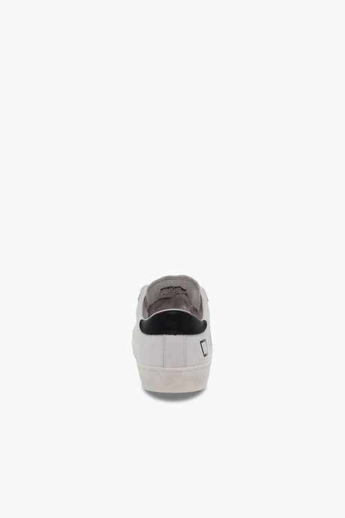 Sneakers HILL LOW CALF in pelle e camoscio bianco e nero - 2