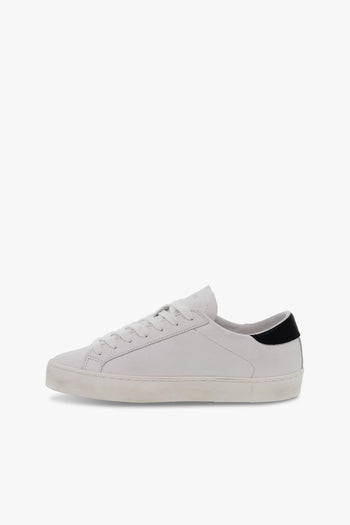 Sneakers HILL LOW CALF in pelle e camoscio bianco e nero - 3