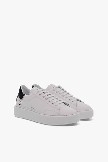 Sneakers SFERA CALF in pelle bianco e nero - 4