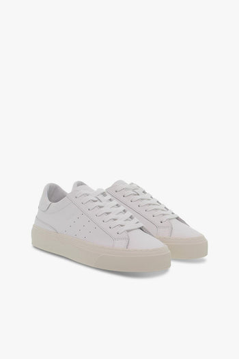 Sneakers SONICA CALF in pelle bianco - 5