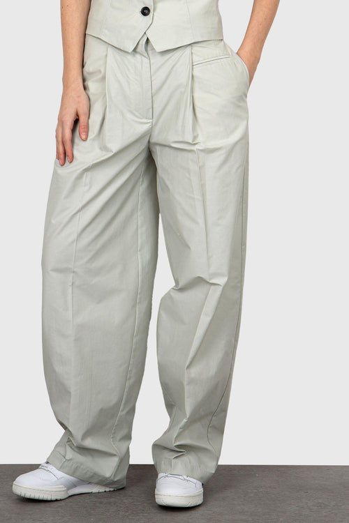 Pantalone Banana in Cotone Ghiaccio