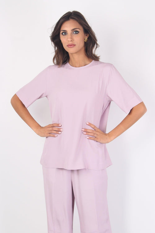 Casacca Crepe Viscosa Lilla
