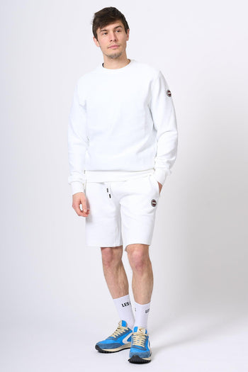 Felpa Girocollo Bianco Uomo - 3