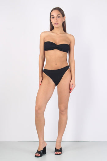 Costume Fascia Nodo Costine Nero - 5