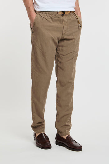 Pantalone joggers in misto lino - 3