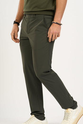 Pantaloni Revo Chino Verde Uomo - 4