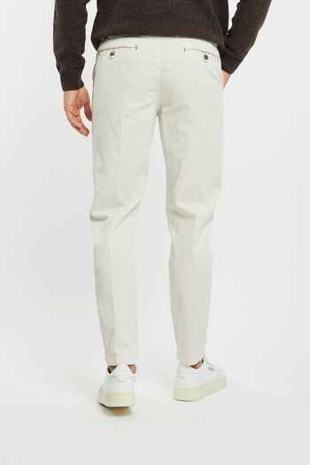 Pantalone chinos tricotina panna 233199-128 - 4