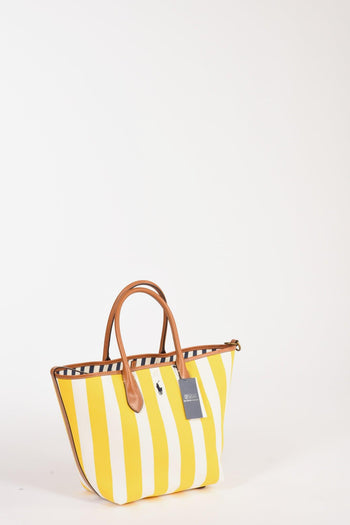 Borsa Bellport Bianco/giallo Donna - 5