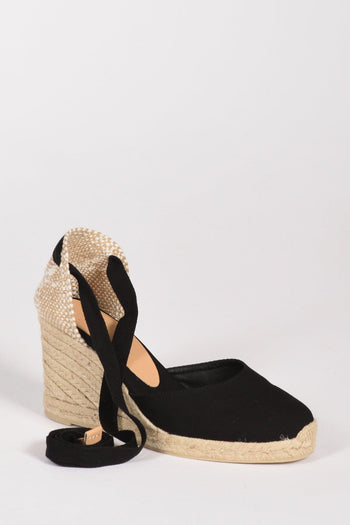 Espadrillas Zeppa Nero/beige Donna - 3