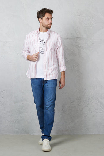 Camicia oxford a righe - 6