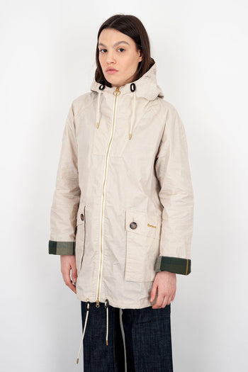 Parka Keldy Showerproof Cotone Panna - 3