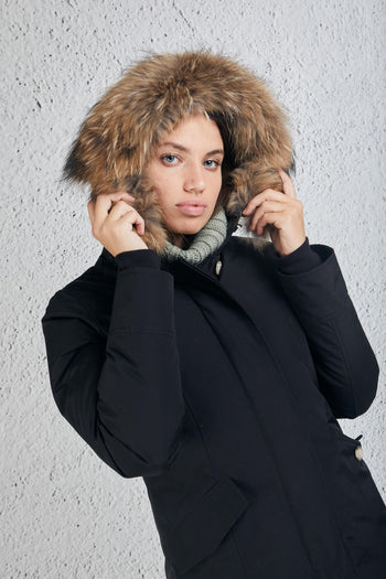 Arctic Parka 2 Tasche Nero Donna - 5