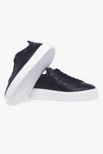 Sneaker H-stripes in pelle - 4