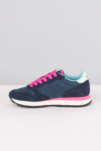 Sneaker Ally Solid Nylon Navy Blue - 3