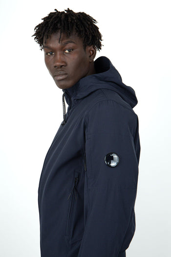 Giubbotto Shell-r Hooded Blu Scuro Uomo - 2