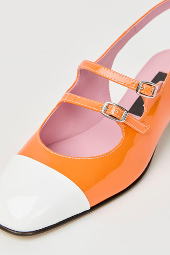Slingback Orange Donna - 4