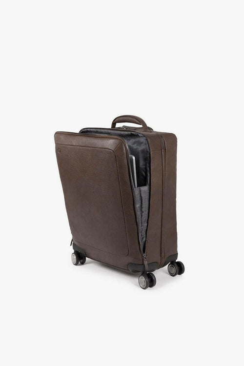 Cabina Slim Con Tasca Porta Computer Marrone Unisex - 2