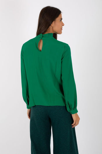 Blusa Collo Alto Donna - 4