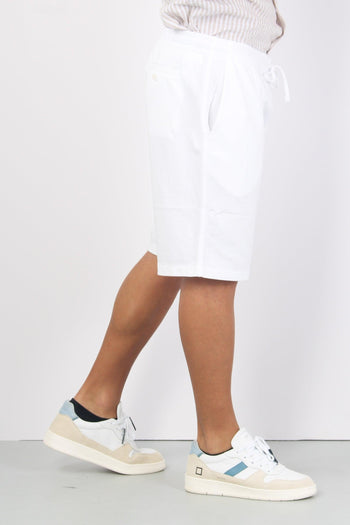 Bermuda Felpa Logo White - 4