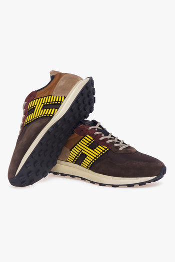 Sneaker H601 in camoscio e tessuto - 4