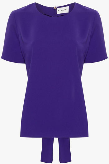 Blusa Viola Donna con dettaglio cut-out - 5