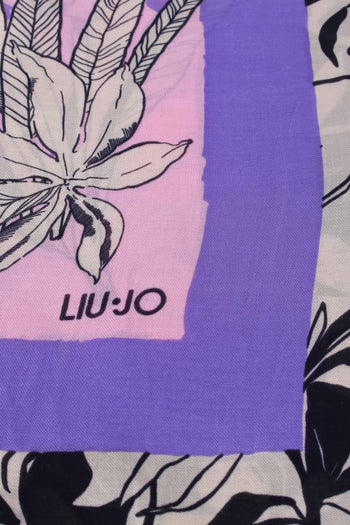 Foulard Stampa Flowers - 4