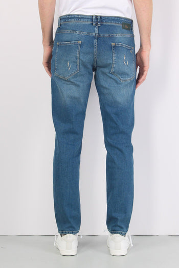 Denim Tapered Fit Denim Medio - 3