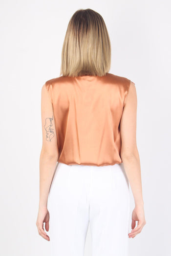 Ines Body Satin Stretch Brown - 3