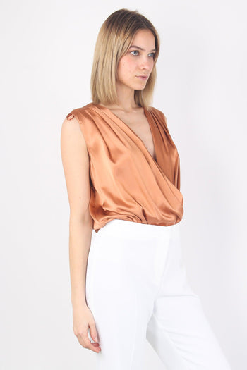 Ines Body Satin Stretch Brown - 5