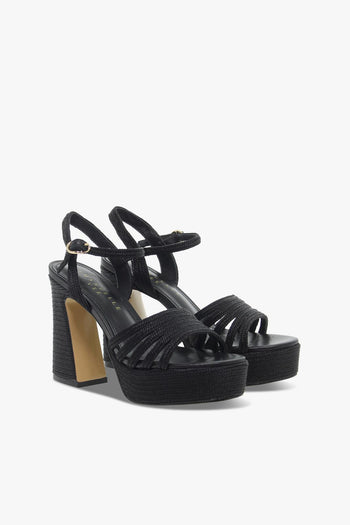 Sandalo con tacco - nero Donna Sandalo con tacco - 5