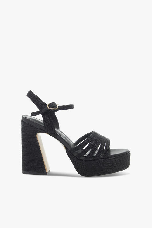 Sandalo con tacco - nero Donna Sandalo con tacco