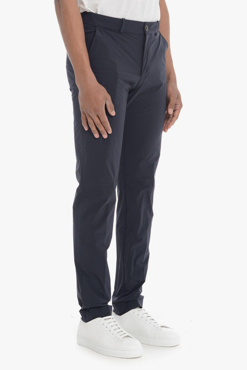 Pantalone Blu Uomo Tessuto Tecnico